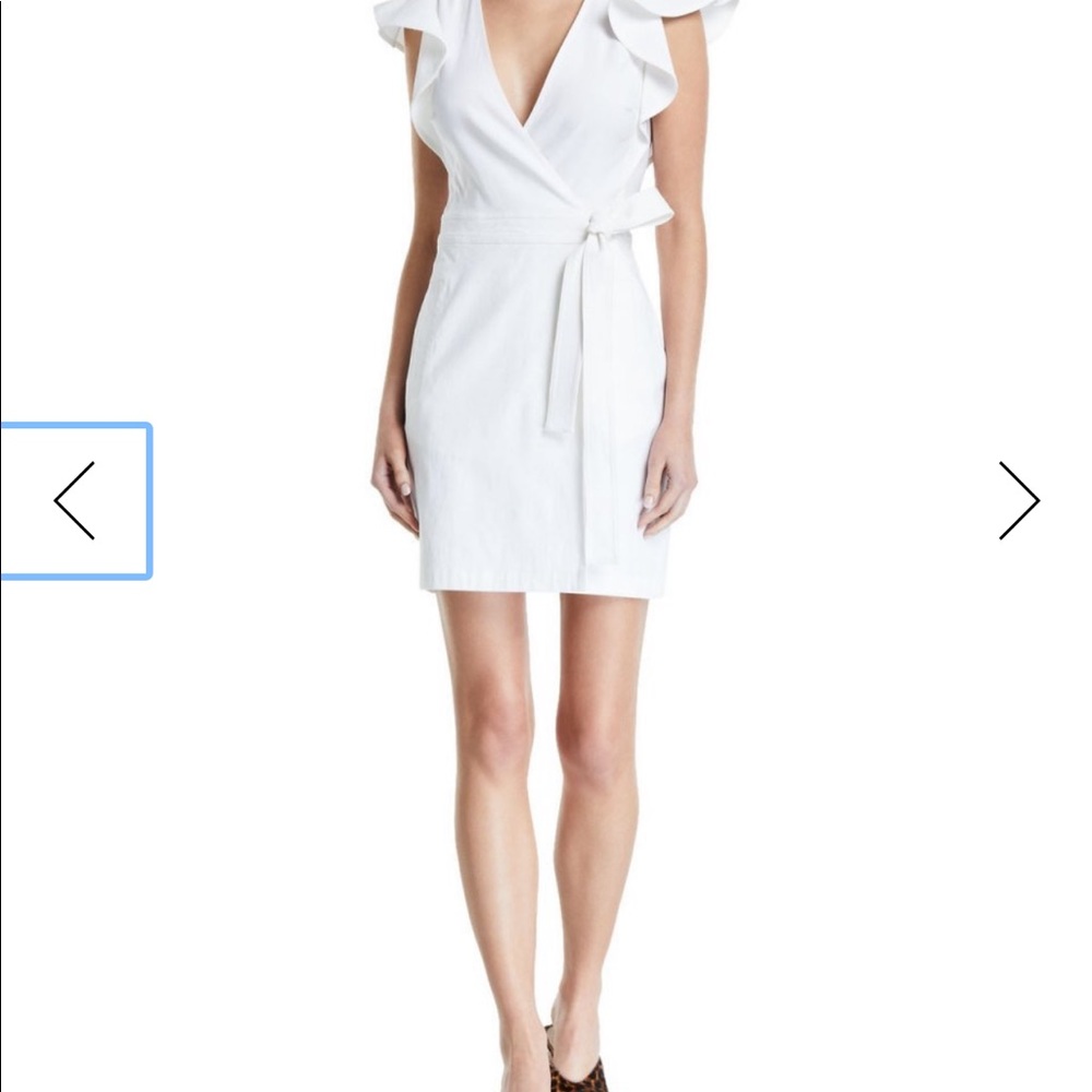 ALC Sidelle wrap front dress